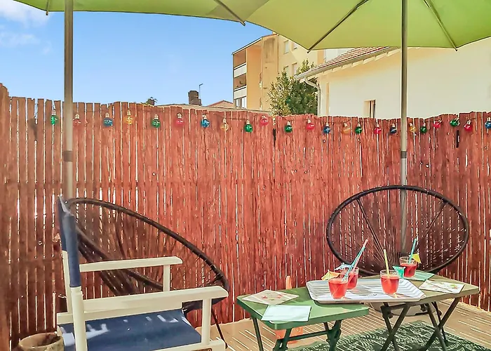 T1 Bis Cosy Avec Terrasse, Parking Et Calme Absolu Lejlighed *